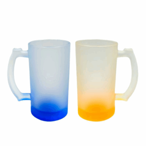 CANECA CHOPP DEGRADE COLORIDA - VIDRO - 475 ML